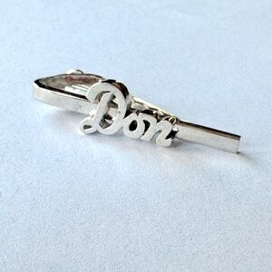 Tie Clip "Don", silver, necktie accessory